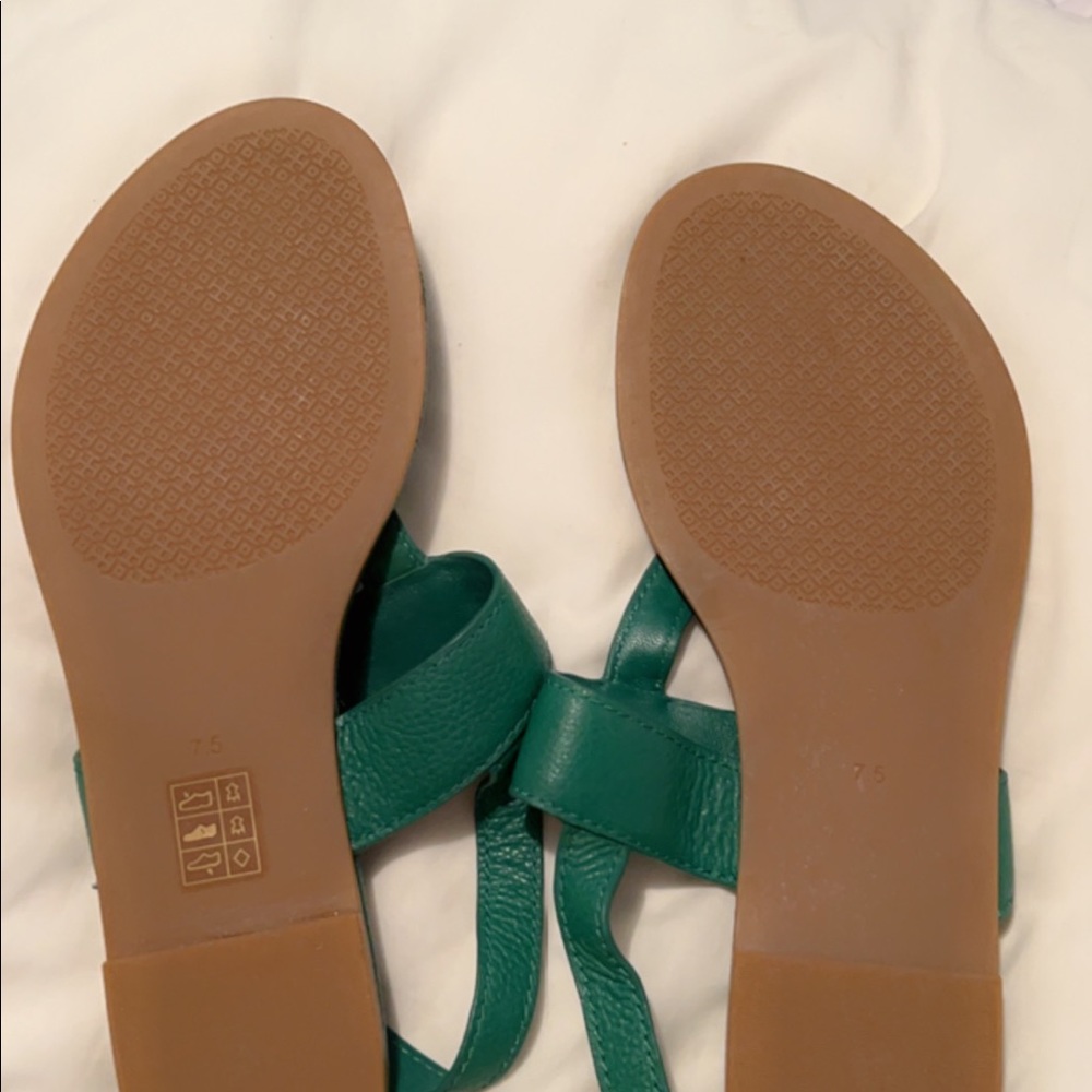 Tory Burch Laura Sandal Emerald